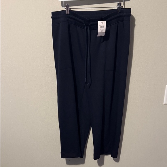 J. Jill Pants - NWT J Jill Fit Athletic Pants Navy Blue XL Petitite Women Athlesiure Pockets Tie